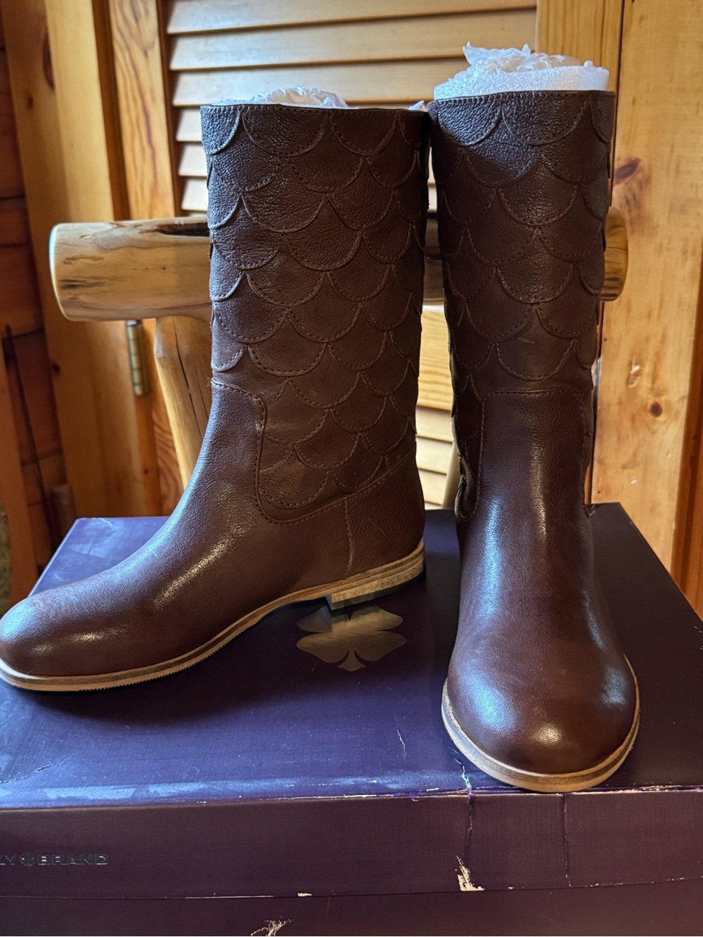 Lucky Brand LK-Alfina Mid-Calf Boots Size 8.5 New in Box